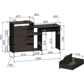 Комплект детской мебели РМ-10-2