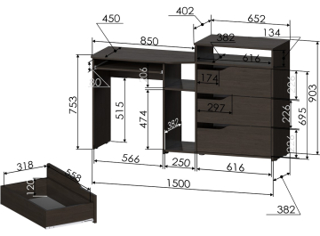 Комплект детской мебели РМ-10-3