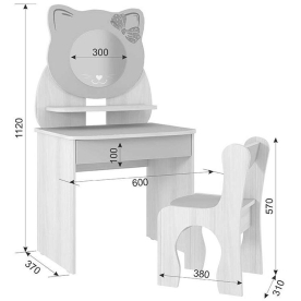 Туалетный столик Котенок