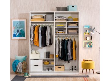 Шкаф-купе детский White
