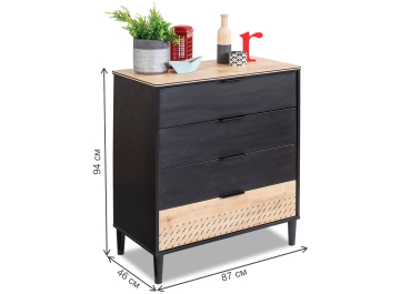 Комод детский Black