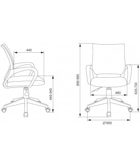 Компьютерное кресто Бюрократ Burokids 1 W