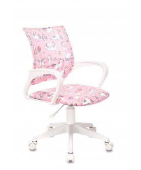 Компьютерное кресло Бюрократ Burokids 1 W розовый единороги / белый