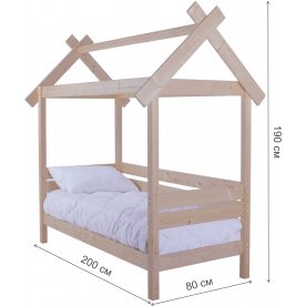 Кровать-домик Пеппи 70х190