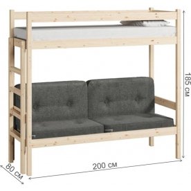 Кровать-чердак Алиса 70x190