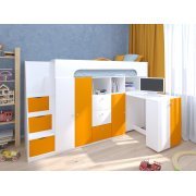 белый / оранжевый