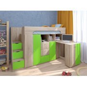 дуб сонома / салатовый