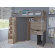 дуб сонома / железный камень