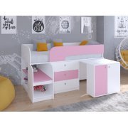 белый / розовый