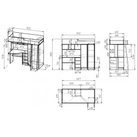Кровать-чердак Мебелайн-2