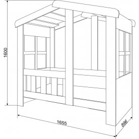 Кровать-домик Астра