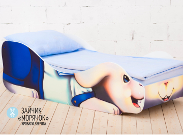 Подростковая кровать Зайчик Морячок