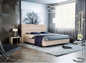 Полутораспальная кровать Афродита-8-1