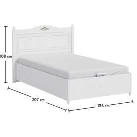 Полутораспальная кровать Rustic