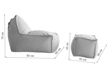 Пуф-мешок Манхеттен