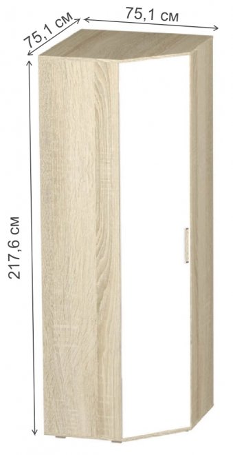 Шкаф Сенди ШК-01 дуб сонома