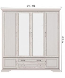 Шкаф Stylius B169-SZF6D2S