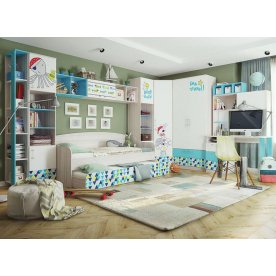 Стеллаж Джимми с двумя дверками