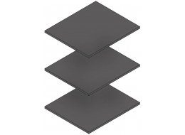 Комплект полок Нора для однодверного и трехдверного шкафов металл бруклин