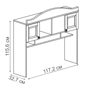 Надстройка для стола Прованс №408