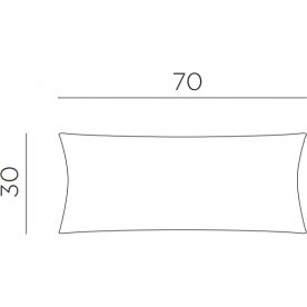Подушка декоративная Maximo 70Х30 корица