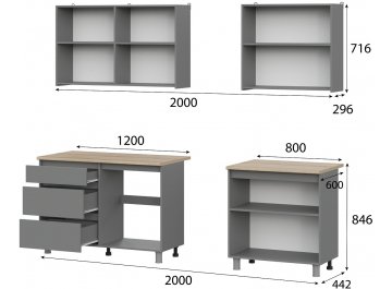 Кухня Денвер 2 м