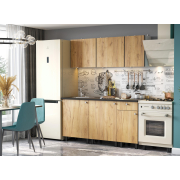 белый / дуб золотой / черный