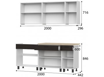 Кухня КГ 2,2 м