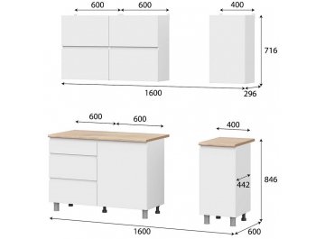 Кухня Токио 1.6 м