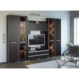 Модульная гостиная Кармэн комплектация 3