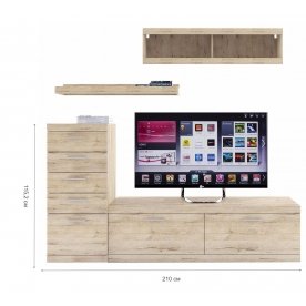 Модульная гостиная Oskar комплектация 2