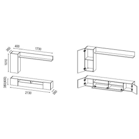 Готовая гостиная Прага-2