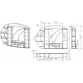 Готовая гостиная Мебелайн-13