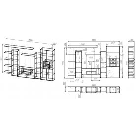 Готовая гостиная Мебелайн-4
