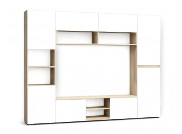 Модульная гостиная Алетра комплектация 2