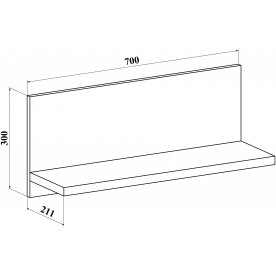 Модульная гостиная Анастасия комплектация 6