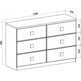 Модульная гостиная Анастасия комплектация 6
