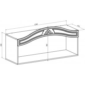 Модульная гостиная Ассоль комплектация 2