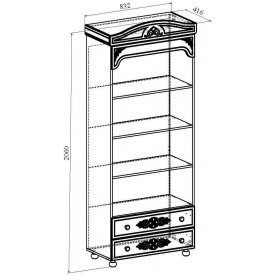 Модульная гостиная Ассоль комплектация 1 плюс