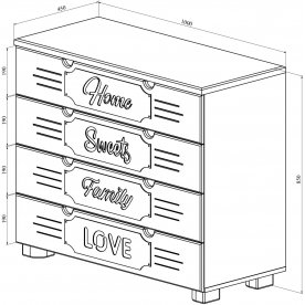 Модульная гостиная Дримстар ДС-009 комплектация 1