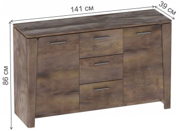 Модульная гостиная Мальта комплектация 1