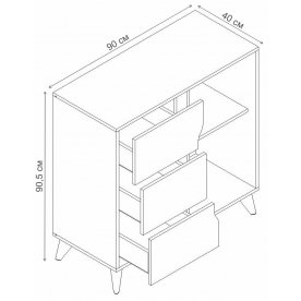 Модульная гостиная Палмер комплектация 1