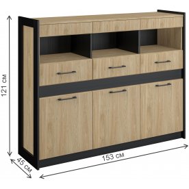 Модульная гостиная Стенли  комплектация 3