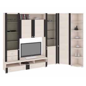 Стенка для гостиной Фиджи (комплектация 17) дуб белфорт 