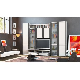 Стенка для гостиной Фиджи (комплектация 2) дуб белфорт / дуб белфорт