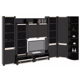 Стенка для гостиной Фиджи (комплектация 20) венге цаво