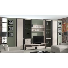 Стенка для гостиной Фиджи (комплектация 8) дуб белфорт