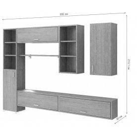 Готовая гостиная Лофт 2