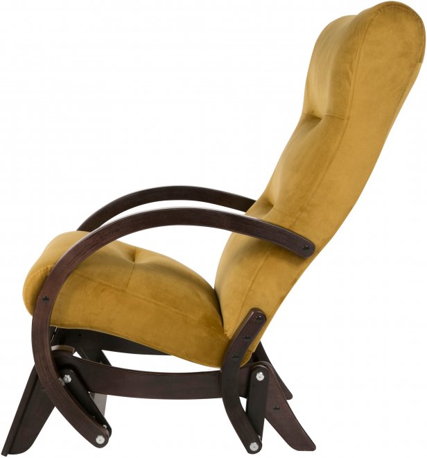 Кресло-качалка Мэтисон охра / черный