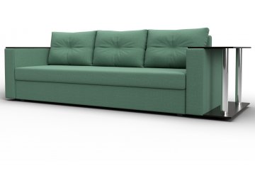 Диван угловой Дельта-Прайм амур 11 зеленый